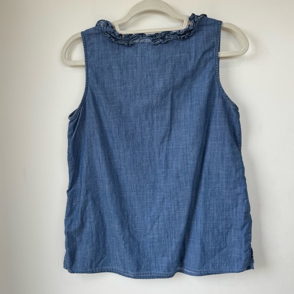 Talbots Blue Denim Tank Top - Picture 3 of 3